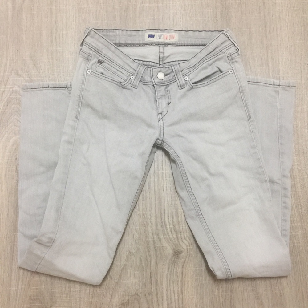 Light Grey Levi’s Demi Curve